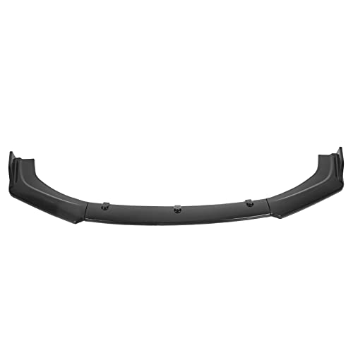 Alerón De Labios De Parachoques Delantero 3 Uds. Alerón Divisor De Labios De Parachoques Delantero De Coche Piezas De Cuerpo Universales Impermeables Anticolisión para Coche(Negro Brillante)