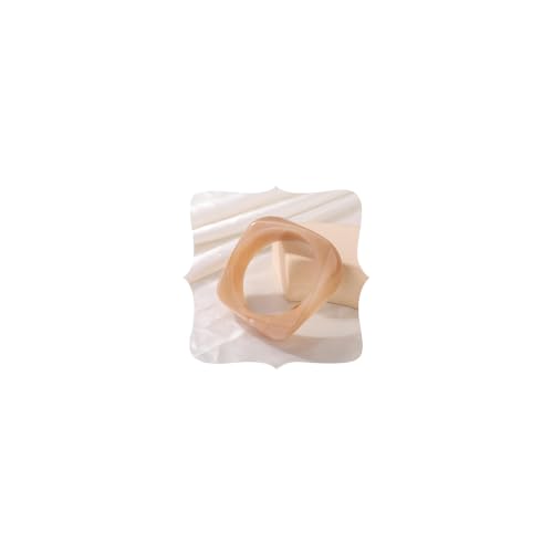 Image of JWICOS Resin Bangle Bracelet for Women Acrylic Cute Chunky Bracelet for Women Exaggerated Irregular Acrylic Resin Wristband Bracelet Bangle