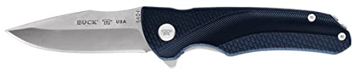 Buck Knives 840 Sprint Select, Easy Opening Ball Bearing Flipper Liner Lock Folding Pocket Knife with Removable Clip, 420HC Blade