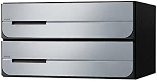 NASTA Post D-All (Dial) KS-MB3102PU-3L-S Front in/Out Indoor Type Stainless Hair Line Body: Depth 11.9 inches (30.2 cm), Main Unit: Height 11.8 inches (30 cm), Main Unit: Width 14.2 inches (36 cm)