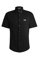 BOSS Mens B Motion Regular-fit Shirt in Knitted Cotton