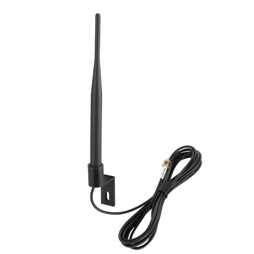 Eightwood Outdoor Dual Band WiFi Antenna 2.4GHz 5GHz 5.8GHz 5dBi RP-SMA Male Antenna for WiFi Router Hotspot Range Extender Security IP Camera