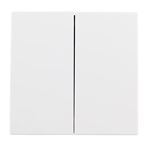 McPower Serien-Schalter | Shallow | 2-fach, 250V~/10A, Unterputz, Klemmanschluss, weiß matt, modernes Design