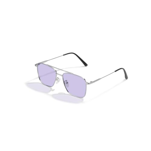 Image of SAM AND MARSHALL VEIN Sunglass I 400% UV Protection I Metal Sunglass I Square Sunglass I Double Bar I Unisex