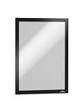 Durable Cornice espositiva adesiva Duraframe A4, nero, 489901