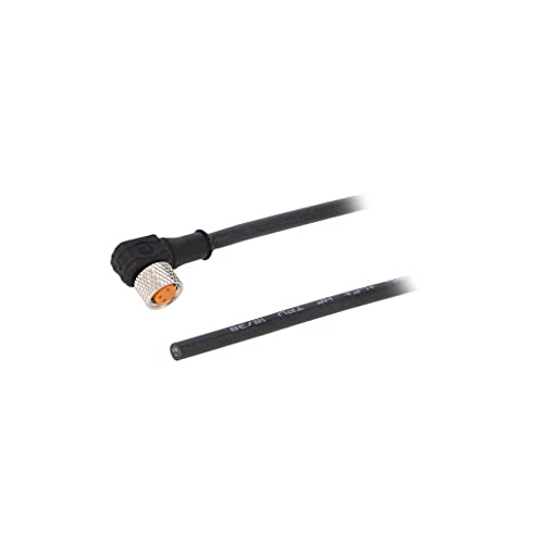 Cordon de raccordement M8 3 PIN angulaire Lutroni de 5m pour capteur industriel