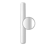 fassadenstuck gips ☑ VERARBEITUNG - Kleber PRO[f]home® - Vollsäulen Schaft 412202 Fassadenstuck Säule Fassadenelement Ionischer Stil weiß Profhome