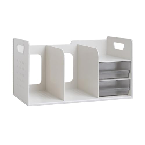 多機能ストレージホルダーペン引き出しデスクオーガナイザーブックストッパー鉛筆鉛筆のブックエンド