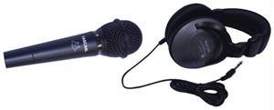 Tascam Dynamic Microphone XLR Cable/Studio Headphones - Tascam STARTERPACK