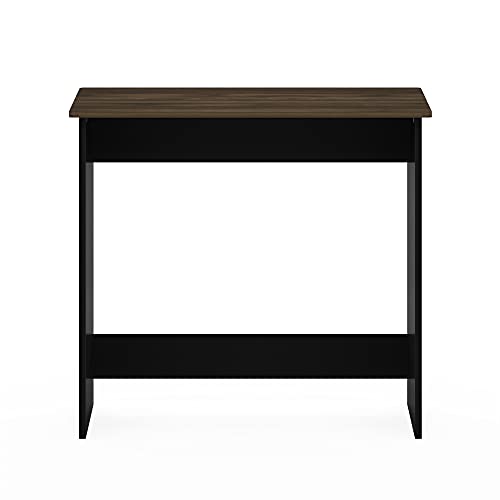 Image of Furinno Simplistic 31-Inch Rustic Brown Computer Desk, Small Office Desk, Rectangular Home Office Desk with Drawers, Gaming Desk for Home Office, Bedroom, Study Room, Brown Walnut