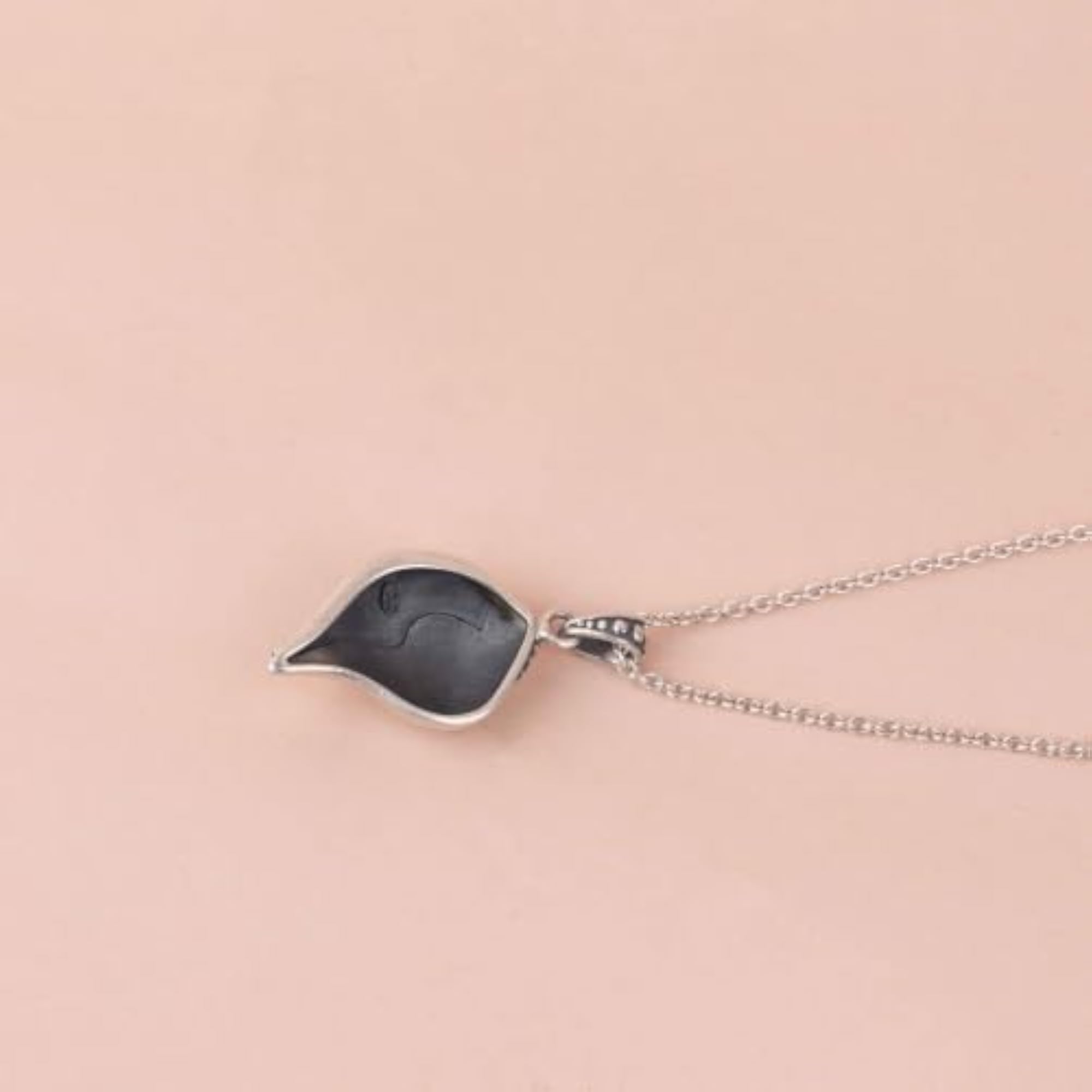 Women's 925 Krishna Shankha Necklace, Gift for Her