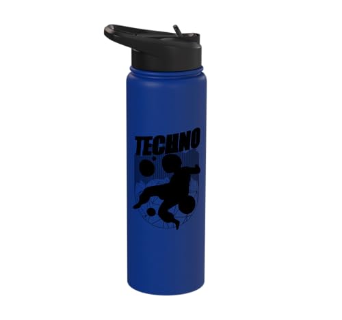 Techno Musik Raver EDM Top Rave Clothes Men Women Stainless Steel Insulated Water Bottle