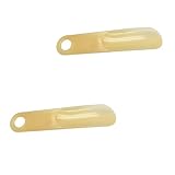 CRAFTHROU 2pcs Shoehorn Shoe Helper Universal Tool Comfy Design Shoehorn Pocket Tools Boot Horn Tool