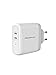Produktbild PowerLot 60W USB C Ladegerät, GaN 2-Port USB C Netzteil PD 3.0, Laptop Schnellladegerät für MacBook Pro, Lenovo, Surface, Dell, Chromebook, HP, Laptop, iPad, iPhone 14, DJI Mini 3 Pro, Steam Deck usw