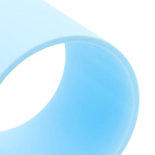 Soporte para rodillo de lienzo de arte portátil PRETYZOOM azul pequeño 4