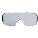Edge XF111-L Ossa Fit Over RX Frame, Anti-Scratch, Non-Slip, UV 400, Military Grade, ANSI/ISEA & MCEPS Compliant, Black Frame/Clear Lens