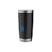 The Diaper king trump is a fascist pig (steel blue) Stainless Steel Insulated Tumbler