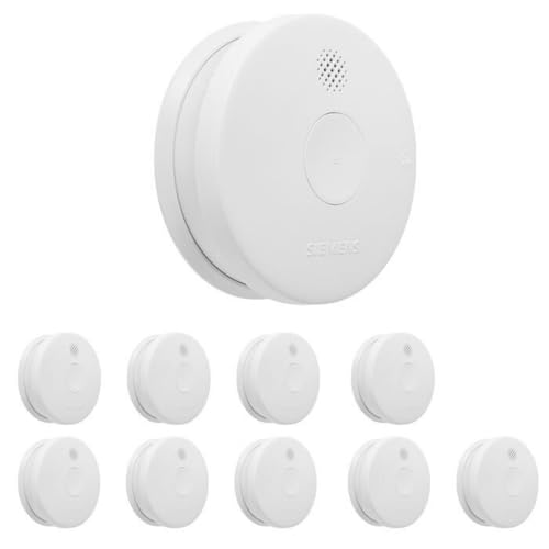 SIEMENS - Lot de 10 détecteurs de fumée 5TC1292-6 NF Autonomie 5 Ans/Garantie 3 Ans