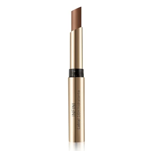 Labios, Beauty L'BEL - Infini Labial Color Nude Peach 2 g, De Larga Duración, con Ácido Hialurónico, Labial de Color Intenso con Acabado Mate, Aporta Hidratación,...