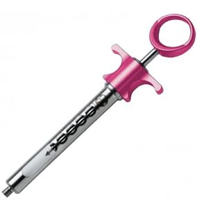 Septodont N2120 Aspirating Dental Syringe Lightweight Aluminum Petite Pink