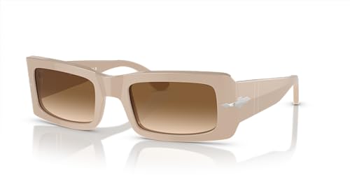 Image of Persol Unisex Sunglasses Black Frame, Green Lenses, 54MM
