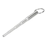 sonda uretral de gato Material: Acero inoxidable Racib Acero Inoxidable, Suave y Duradero, Atractivo