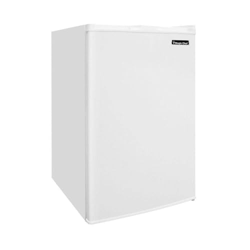 Magic Chef 3-Cu. Ft. Upright Freezer in White, Freezer for Kitchen, Bar, Garage, Apartment, Mobile Home