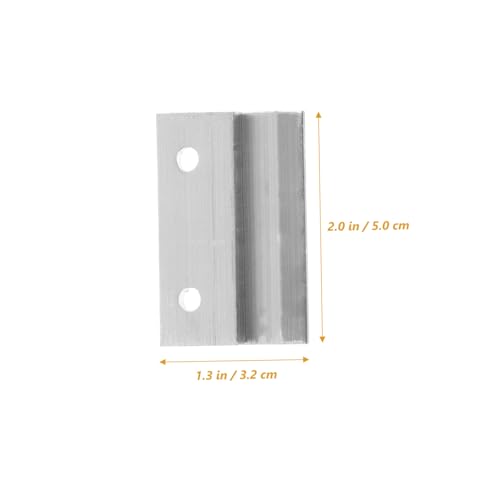 Image of TEHAUX 8pcs French Cleat Hangers Heavy Duty z Clips Wall Mounting Brackets for Mirrors Artwork Partition