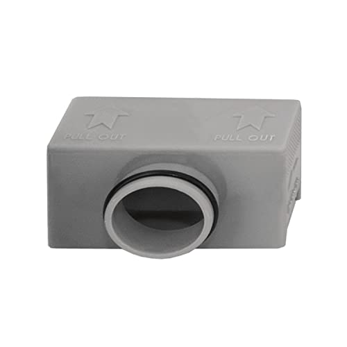 VILSTEIN Siphon mit Geruchsstop für viele Duschrinnen mit 40mm Ablauf Cover