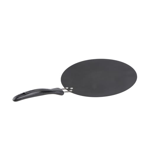 Cabilock 1 Pieza Molde Para Panqueques Todo Tortita Sartén No Fritura Freír Sartenes Antiadherente Inducción Cacerola Bandeja De Hierro Bandeja De Cocina Doméstica Negro Hierro Forjado
