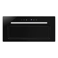 CDA CCG60BL Built In 60cm 4 Speeds Canopy Cooker Hood Black A Rated