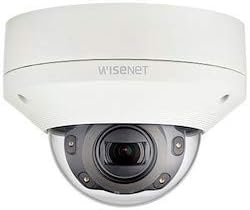 Hanwha Techwin XNV-6081R 2MP Vandal-Resistant Outdoor IR Network Dome Camera, 2.812mm 4.3X Motorized varifocal Lens, 60fps@All Resolutions H.265/H.264, Smart Shock,Tamper,Motion Detection