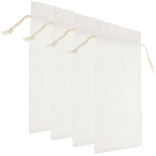 Bolsas de lino para botellas de vino minkissy, envoltorios reutilizables para fiestas