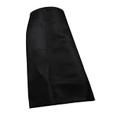 ARTSEWPLY Unisex Taillenschürze Kurz mit Doppelten Taschen Schwarz Polyester Küchenschürze für Damen Herren Kochen Gastronomie Arbeitsschutz