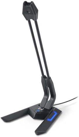 Microfone Gamer Olier USB LED Preto Warrior - PH255