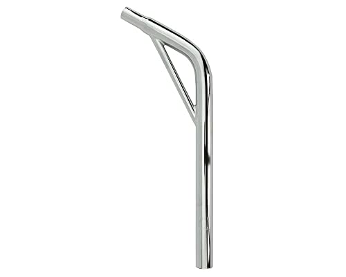 Bike Cro-Mo Seatpost Pilar 27.2 x 400mm W/Support Chrome.