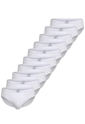 Götzburg Herren 10er-Pack Slips Unterhosen aus natürlicher Baumwolle 10 Cover