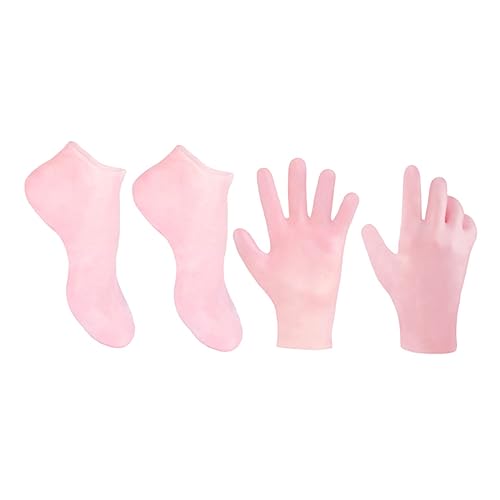 SHERCHPRY Moisturizing Foot Gloves Set Toe Remover Socks for Dry Skin Soft Comfortable for Foot Care