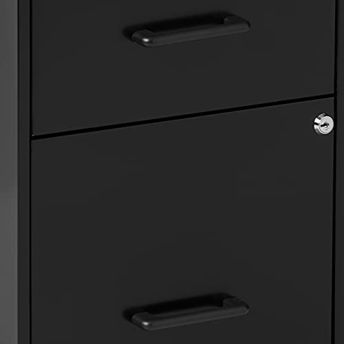 Lorell NPRVF218AABK 14341 18 Deep 2-Drawer File Cabinet thumb #11