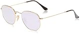 Protective case included Ray-Ban RB 3548n Gafas de Sol, Gold, 54 para Hombre