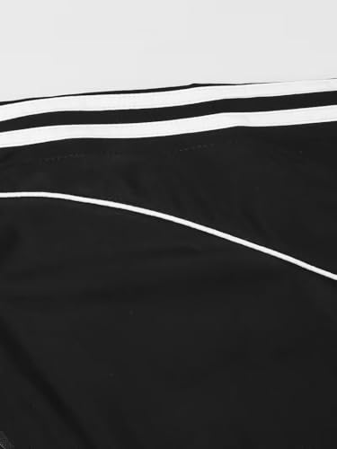 Image of THIRD QUADRANT Jackets || Jacket for men || Lightweight baseball Outwear Jacket with black and whie stripe