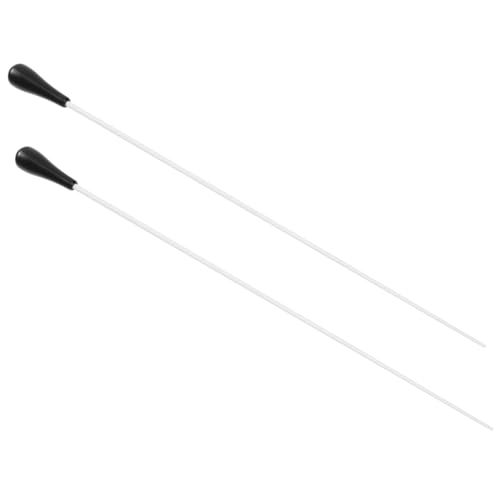 Toddmomy 2pcs Music Conductor Concert Conductor Resin Accessory Concert White