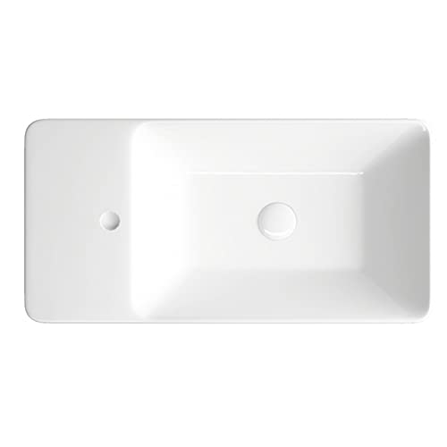 Kerabad Design Waschbecken, Aufsatzwaschbecken eckig, 70 cm
