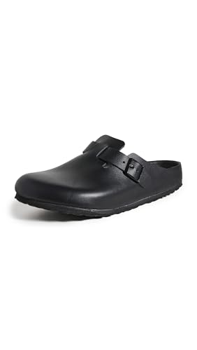 Birkenstock Men's Boston Exquisite Clogs, Black, 12 Medium US