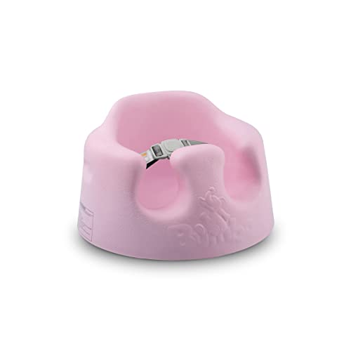 Bumbo Asiento de Suelo para Bebé - Diseño Ergonómico, Fácil de Limpiar, con Arnés de Seguridad - Cómodo y Seguro - Asiento de Apoyo para Bebés de 3 a 12 Meses - Color Rosa