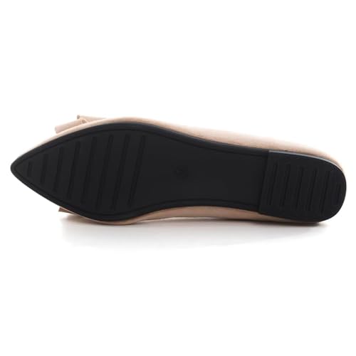 Image of SAILING LU Women's Bow-Knot Pointed Toe Ballet Flats