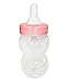Crafts Central Jumbo Plastic Fillable Baby Shower Milk Bottle, Coin Bank, Favor Decoration (Pink, 13