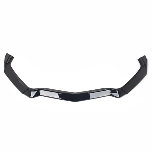 Lèvre Pare-Chocs Avant Noir Brillant Corvette C8 2020-2024 Kit de Carrosserie