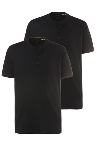 Jp 1880 Henley Dp Uni 1/2 T-Shirt, Nero (Nero, Nero 70842010), Xxxxxl Uomo - 6
