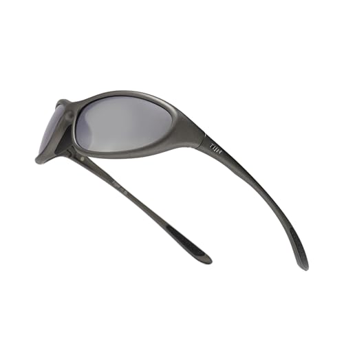 TIJN Sports Sunglasses for Men Women UV400 Wraparound Cycling Running Golf Motorcycle Glasses, Large Outdoor Shades, Vanta